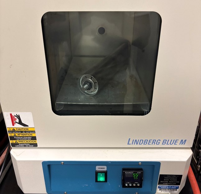 Silicone collet accelerated stress-relaxation testing setup
